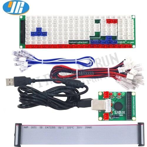 Computer USB keyboard Encoder PC Game Arcade button instead of keyboard with cable