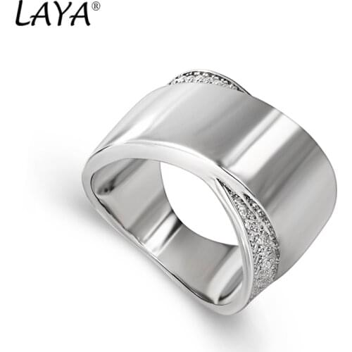 Laya 925 Sterling Silver Fashion New Style High Quality Zircon Vintage Ring For Womens Party Classic Jewelry 2021 Trend
