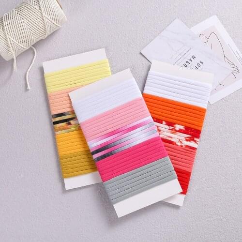 30pcs/lot Colorful Elastic Hairband for Baby Girl Hair Accessories Toddler Head Wrap for Kids Girls Soft Nylon Baby Headband