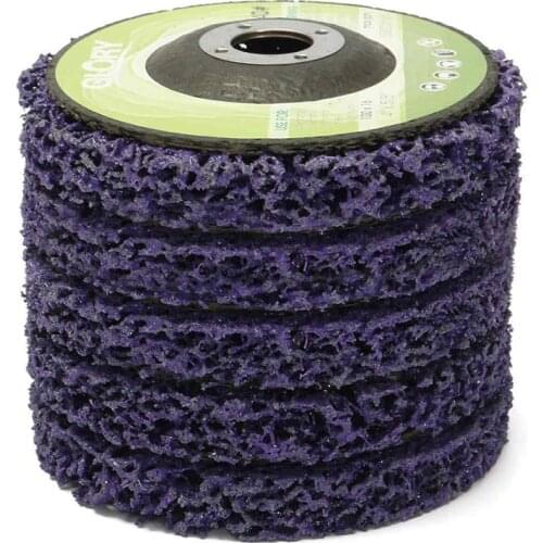 100mm Poly Strip Disc Abrasive Wheel Paint Rust Remover Clean Grinding Wheels for Motorcycles Durable Angle Grinder Car