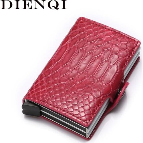 Anti Rfid Men Women id Credit Card Holder Case Wallet Metal Aluminum Business Bank Creditcard Cardholder Protection pashouder