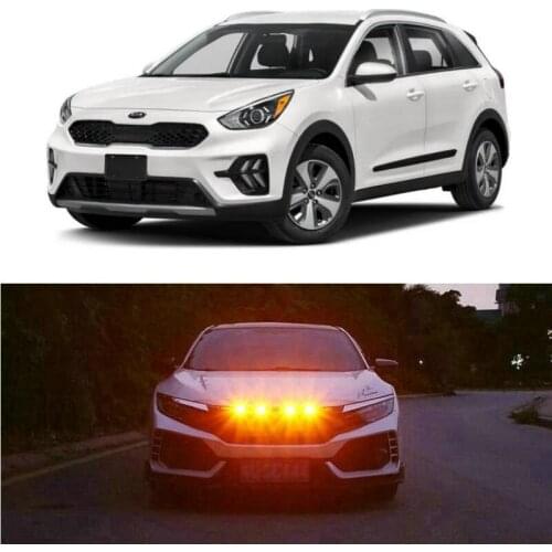 Car Accessories Grille Light Lamp For Kia niro amanti borrego cadenza forte k900 rondo sedona sephia spectra stinger telluride