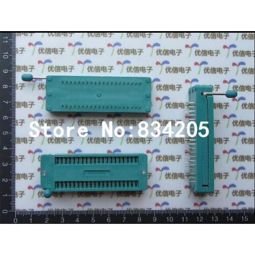 Free shipping 40P locking IC socket Chip base wide-body connector