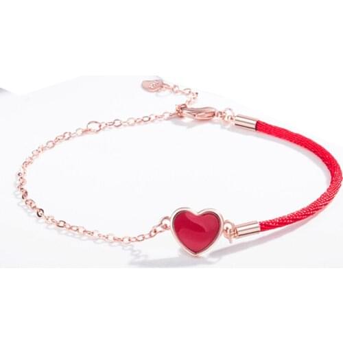 Heart Bracelet women friendship couple rose gold bracelet men stainless steel chain bracelet for women punk 2021 boho jewelry