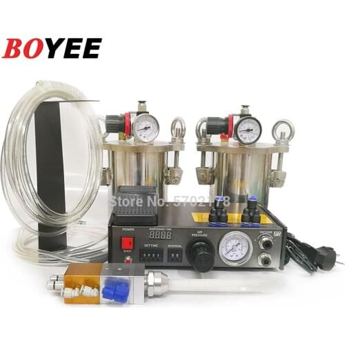AB dispensing valve pressure barrel dispensing machine quantitative dispensing complete set of glue dispenser