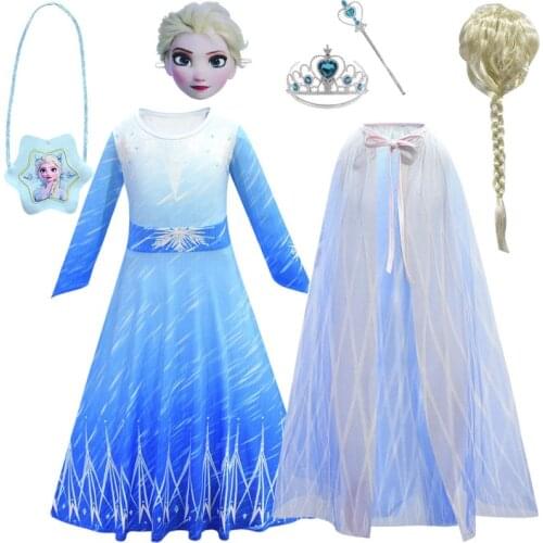Children Princess Dress New Year Girls Coronation Clothing Set Gown Kids Birthday Party Cosplay Princess Costume