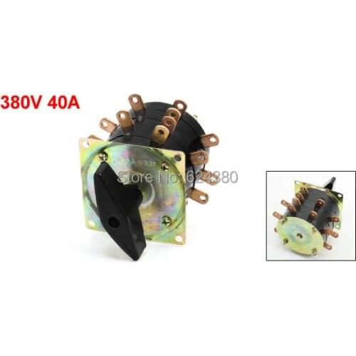 KDH-25-3-8 380V 40A 8 Section 18 Terminals Universal Changeover Combination Switch for Welding Machine