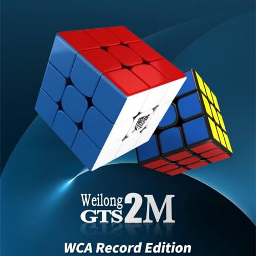 MoYu Weilong GTS2 / GTS 2M Magnetic 3x3x3 Speed Magic Cube GTS2 M 3x3 Puzzle Competition Cubes