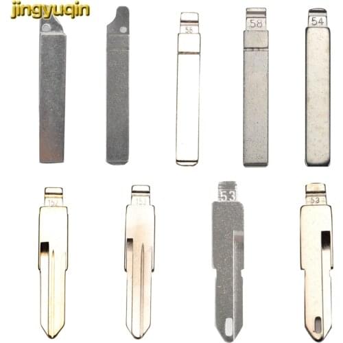 Jingyuqin Remote Uncut Key Blade #53 #54 #58 #72 #73 #152 #153 For Lada For Renault Megan Dacia Clio Duster KD VAC102 VA2 HU83