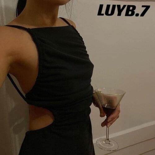 Summer Dress Women Party High Split Long Maxi Dresses Drawstring Sexy Vestidos SundressSlim halter neckline