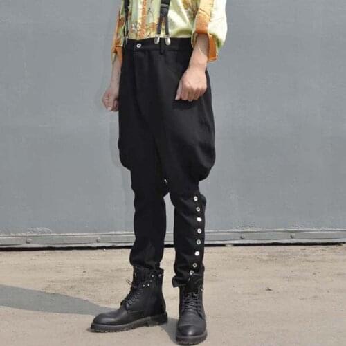 Meimei homemade YUTU&MM 9 points knight pants leggings Steampunk Wedding Military Wide Thigh Unisex Riding Breeches