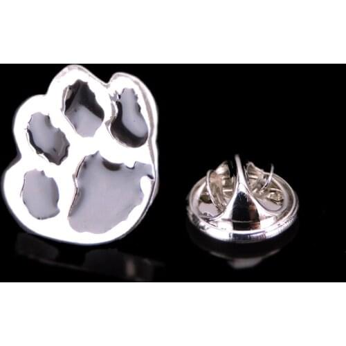 New footprint Brooch new fashion jewelry mens and womens shirt clothing scarf suit LAPEL BADGE PIN gift