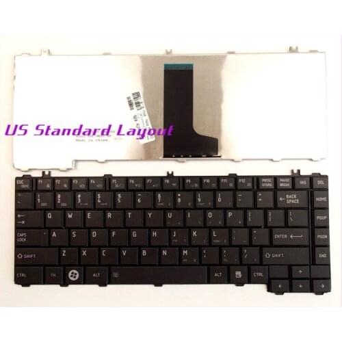New US Layout Keyboard for Toshiba Satellite L600-05S L600-03R L600-53B L600-12R L600-05K L600D-15S L600-31L Laptop/Notebook