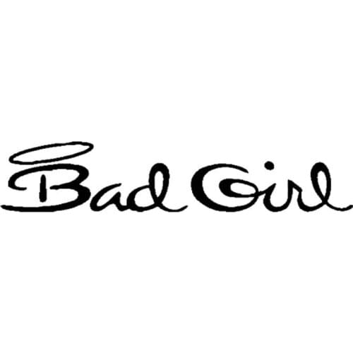 BAD GIRL Novelty Joke Vinyl Car Sticker Decal Funny Window Rear Other Vehicle Car Decorative KK16*4cm