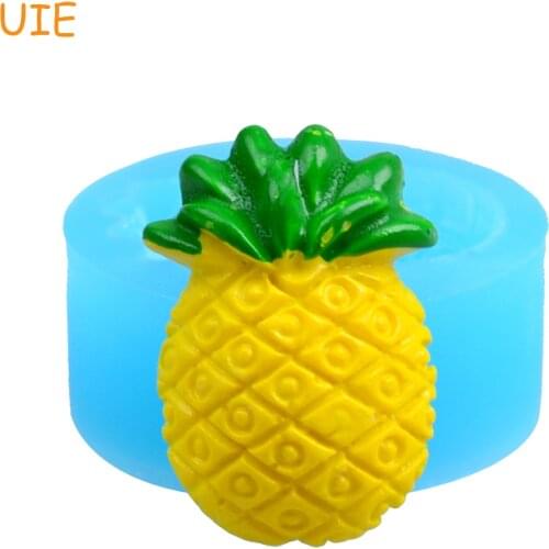 SYL045U Pineapple Silicone Mould 24.6mm - Cupcake Decoration Bakeware Candle Charms Mould, Cookie Mold Soap Mould