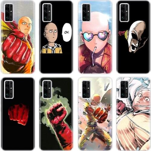 Anime One Punch Man Silicone Phone Case for Huawei Honor 10X Lite 10i 20i 20E 20S 30S 30i 30 Pro Plus 9C 9X Pro 30 Lite Cover