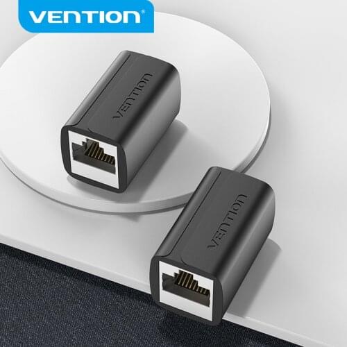 Vention Cat7 RJ45 Connector Cat7/6/5e Ethernet Female to Female 8P8C Patch Network Extender Extension Adapter for Ethernet Cable