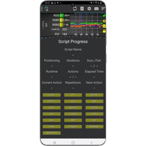 Tems Pocket Test Phone Samsung S20 SM-G9810 TEMS Phone GSM HSPA LTE NR Measurements For Outdoor Test