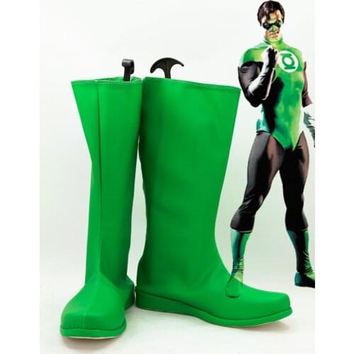 Green Lantern Cosplay Shoes from Movie Green Lantern