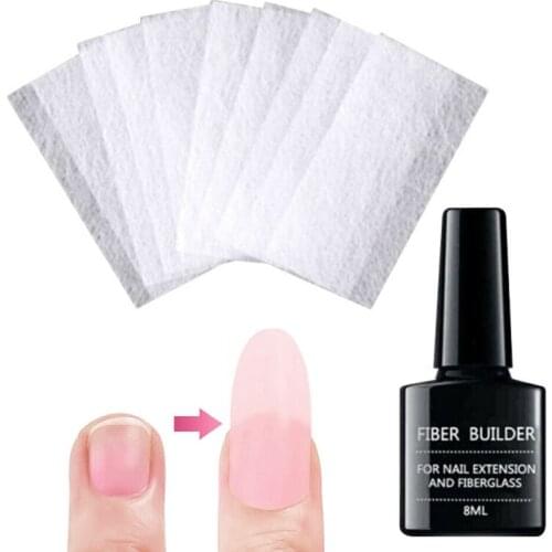 1pcs Nail Extension Repair Fiber Nail Phototherapy Extension Glue Tips With Nails Fiberglass Silk Extension Fiber Kit Nail Art
