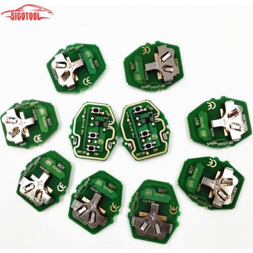 10PCS*EWS Remote Control Circuit Board for BMW 3 Button 315/433MHz W/O Key Shell