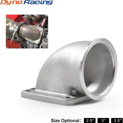 2.5'' 3'' 3.5" Vband 90 Degree Cast Turbo Elbow Adapter Flange For T3 T4 Turbocharger 304 Stainless Steel