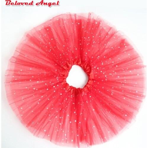 2019 Girls Tutu Super Fluffy 3 Layers petticoat Princess Ballet Dance Tutu Skirt Kids Cake Skirt Chritsmas Children Clothes 2-8y