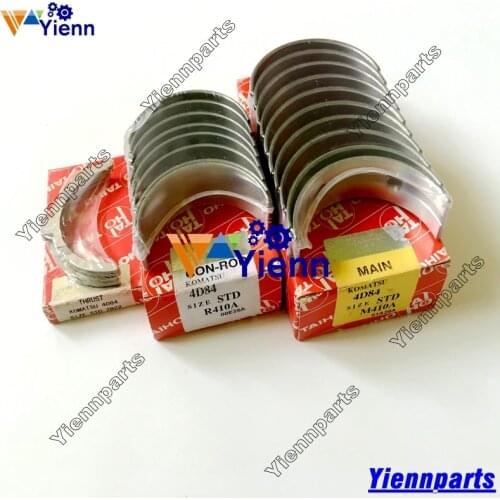 For Yanmar 4D84 4TN84 4TNA84 4TNB84 4TNE84 4TNV84 Crankshaft Main Bearing 129001-02930 And Connecting Rod Bearing 129150-23600