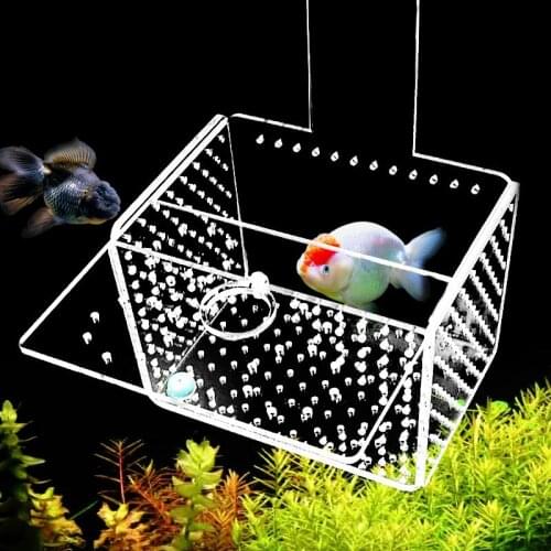 Arcylic Aquarium Fish Tank Isolation Box Breeding Separation Incubating Tank Young Fish In Stock