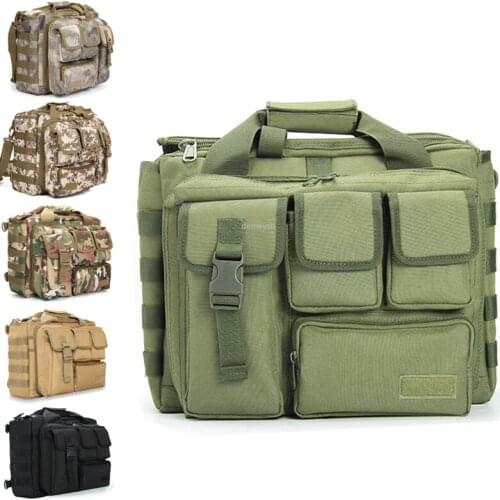 Army Tactical Bags Portable Outdoor Hiking Trekking Laptop Handbag Large Capacity Military Hunting Shooting Gun Accessories Bag