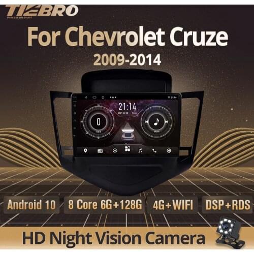 TIEBRO 2 Din Android 10.0 Car Radio For Chevrolet Cruze 2009-2014 GPS Navigation Stereo Receiver DSP Car Multimedia Player IGO