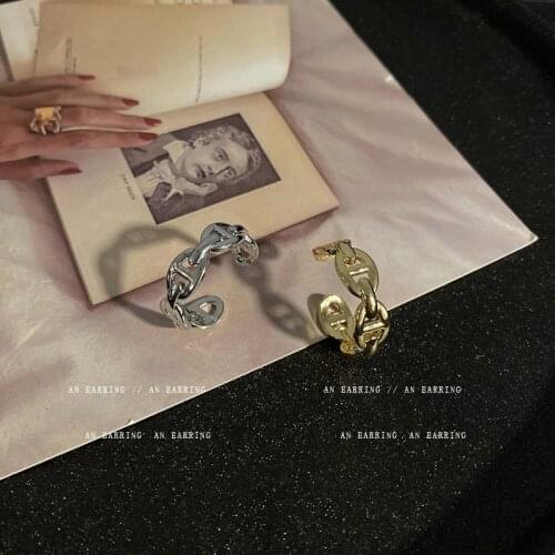 CARLZHU Women's Silver Rings