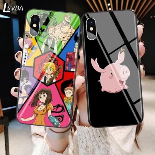 For iPhone 12 11 Pro Max mini Cover Seven Deadly Sins for iPhone Max XR X 8 7 6 Plus 6S 5S SE Bright Phone Case