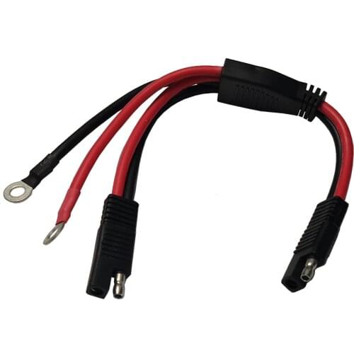 JKM 10AWG SAE converter cable 0.3m motorcycle SAE connector 1015 thick cable 30A for testing battery charging