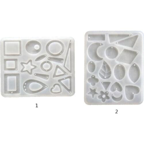 Crystal Epoxy Resin Mold Geometry Pendants Casting Silicone Mould DIY Crafts Decorative Jewelry Making Tools