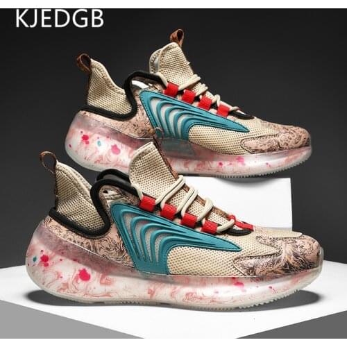 KJEDGB 2020 New Fashion Men Sneakers Mesh Breathable Comfortable Walking Casual Shoes for Men Big Size 39-46 Dropshipping