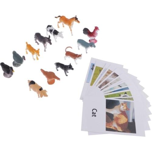 12pcs Insects Figure Animal Match Set, Poultry Matching Puzzle Game, Montessori Learning Materials, Shape Sorting Toy