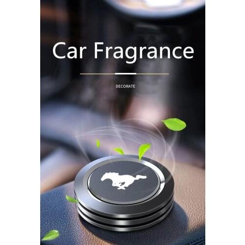 Car Air Freshener Perfume Dashboard Fresh Car Fragrance For Ford Mustang GT SHELBY GTE car LOGO fashion Men and women Fragrance