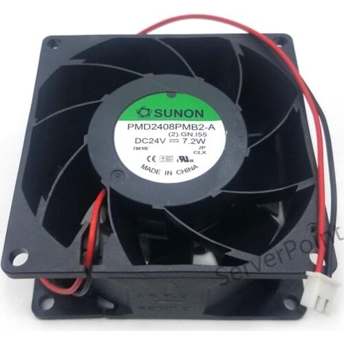 PMD2408PMB2-A DC 24v 7.2w cpu cooler heatsink axial Cooling Fans 8038 80x80x38mm 8cm 80mm