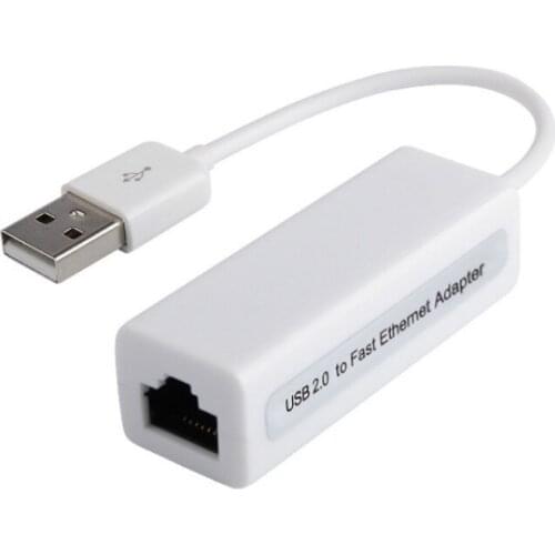Portable 1Pcs Rtl8152 Chips Usb 2.0 To Rj45 Network Card Lan Adapter 10/100Mbps For Tablet Pc Win 7 8 10 Xp