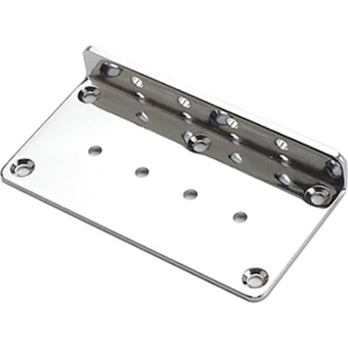 Durable Iron 4 String Guitar Bridge Baseplate for Bass Guitar Parts DIY Accessories