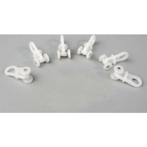 Curtain pulley straight rail curved track old track double wheels accessories walking ball spool roller 28X13mm