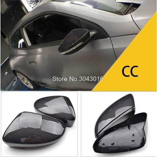Replacement Type For Volkswagen VW CC 2010 - 2016 rear carbon side mirror cover CC mirror cover high quality