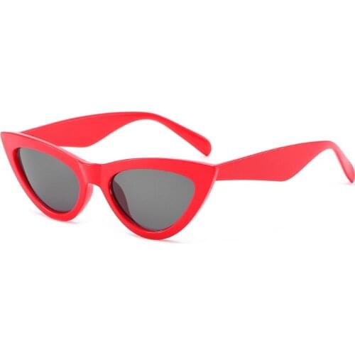 Cat Eye Sunglasses Women 2020 Vintage Fashion Eyeglasses Retro Cat Eyewear Triangular Sun Glasses Oculos Shades For Female Gafas