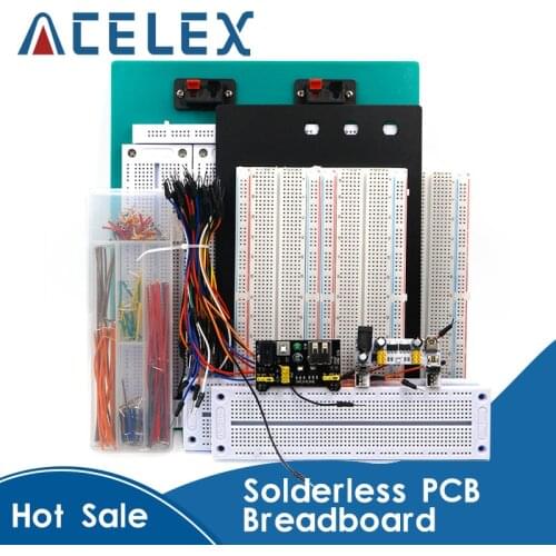SYB 120 400 500 830 840 1660 MB102 GL-12 Points Solderless PCB Breadboard Mini Universal Test Protoboard DIY Bread Board