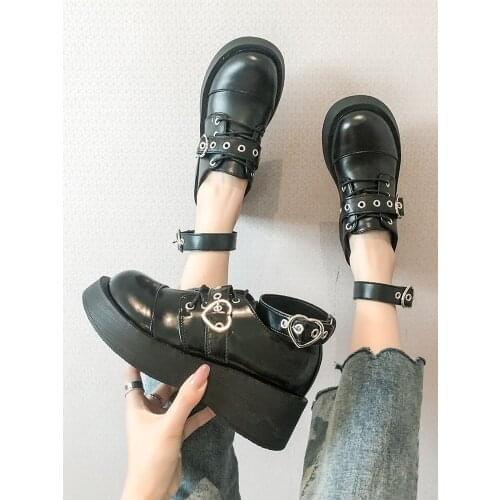 2021 spring and autumn new womens small leather shoes cute all-match Japanese jk small fragrant style single shoes