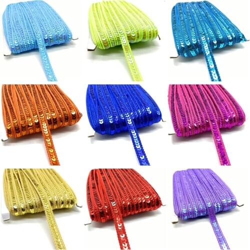 3Yards 10mm Eequin Rope Sequin Ornament for DIY Jewelry Bracelet Necklace Party Decoration Wedding Accessories