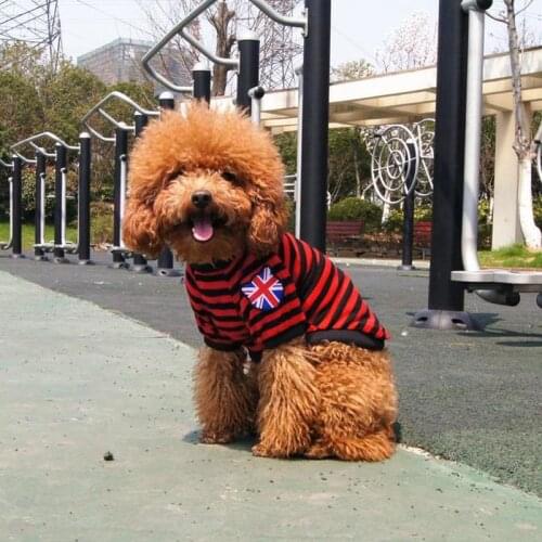 Spring/summer 100% Cotton Pets Clothes Printed Puppy Vest Soft Clothes Wool Vest Small Dog Milk Clothes Poodle Puppy Clothing