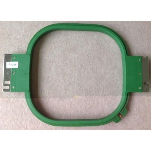 Tajima embroidery machine green tubular hoop frame 24x24cm, 355mm length / spare parts / Tajima bastidor