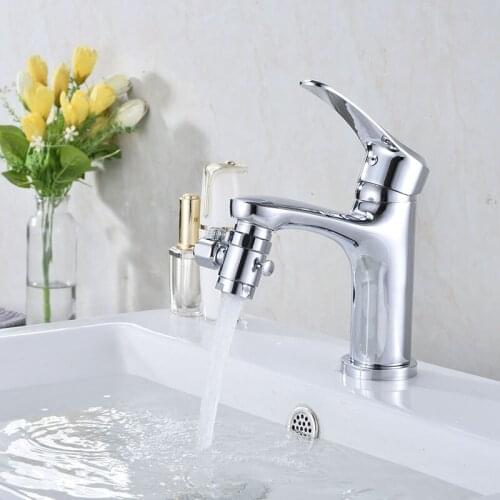 1pcs 360 Rotate Switch Water Outlet Faucet Extender Bubbler Sprayer Universal Splash Filter Bibcock Bathroom Kitchen Accessories